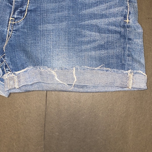 Seven7 Jeans Size 18 Cutoff High Waist Denim Jean Shorts - Picture 13 of 14